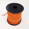 élastique plat orange 5mm