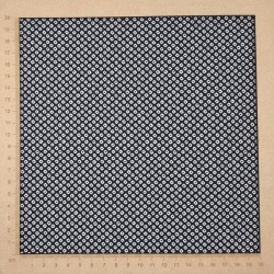 tissu japonais noir motif shibori