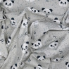 Jersey pandas coton élasthanne gris (largeur 156cm)