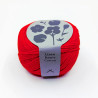 Linen ramie cotton yarn - Scarlet (N°8)