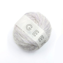 Geek yarn - milk x purple (N°7)