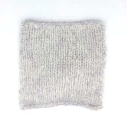 Geek yarn - milk x purple (N°7)