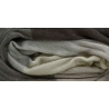 Osaka Scarf kit - grey colors - silk and mohair wool