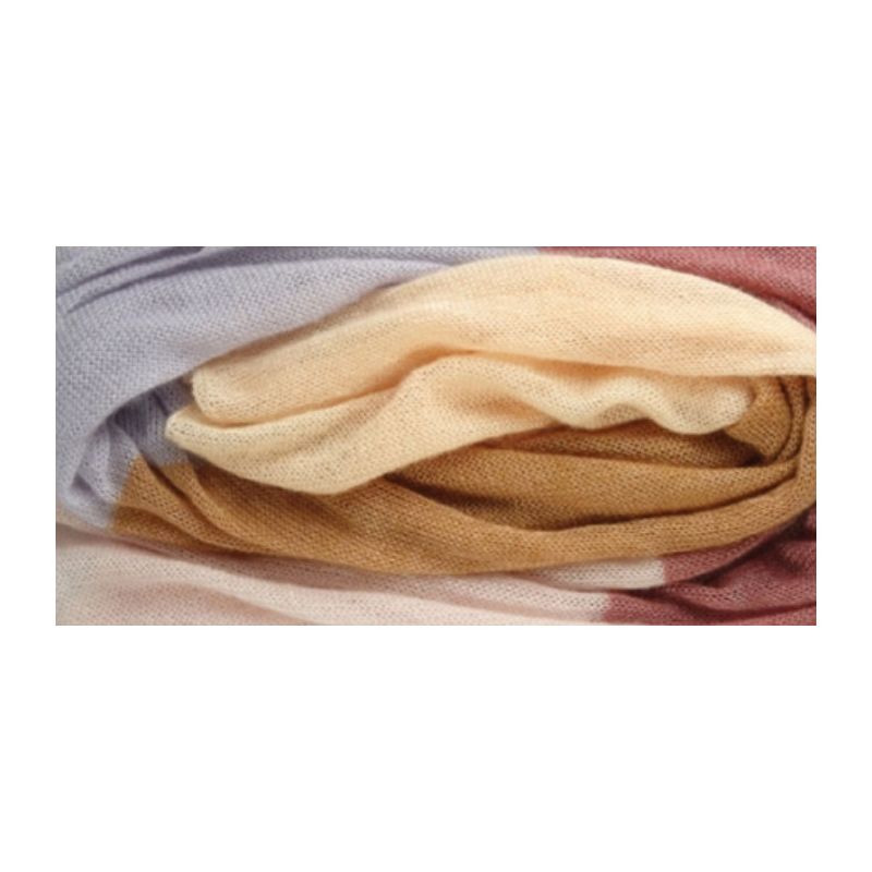Osaka Scarf knitting kit (silk and mohair) - natural colors