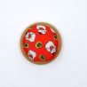 Red pin cushion with manekineko patterns