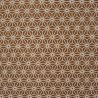 Light brown asanoha pattern Japanese cotton fabric