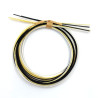 Mizuhiki threads in gold, white and black (2x90cm by color)