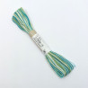 Green and white mix sashiko thread 20m (51)