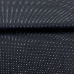 Black  sashiko canvas pre-printed for hitomezashi style