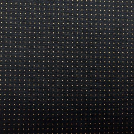 Black  sashiko canvas pre-printed for hitomezashi style