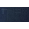 Sashiko kit 4 coasters midnight blue (without thread and needles)