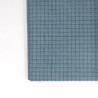 Coupon sashiko 50cm x 108cm de toile bleu gris pour motifs style hitomezashi