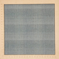 Coton tissé japonais vert et beige à carreaux