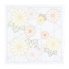 Kit sashiko chrysanthèmes colorés