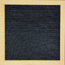 Midnight blue yarn dyed cotton with fine stripes