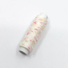 Sashiko thread mix white fuchsia and yellow 30m