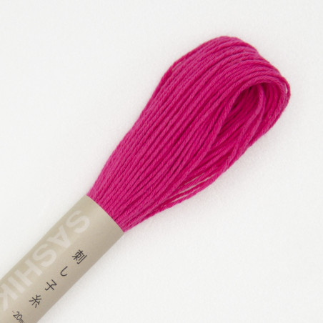 Fil rose fuchsia pour sashiko 20m (21)