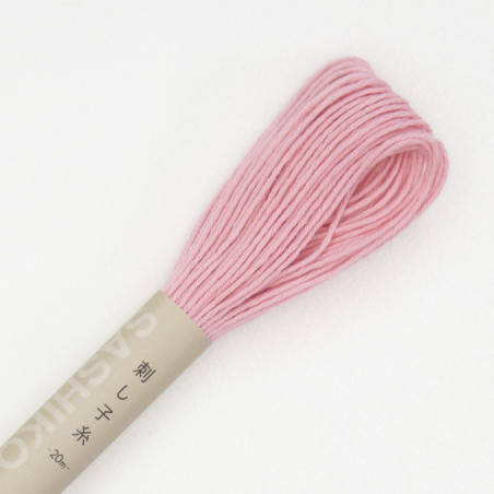 Light pink sashiko thread by 20m (14)