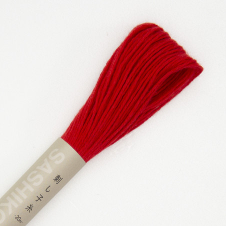 Vivid red thread for sashiko by 20m (15)