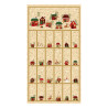 Kit couture calendrier de l'avent beige et or