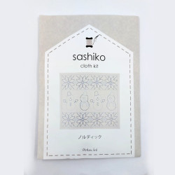 Sashiko kit snowman pattern