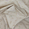 Tissu libellules fond beige
