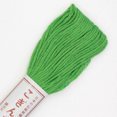 Fil vert pomme pour broderie kogin 18m (231)