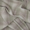 Coton tissé japonais beige et kaki à carreaux