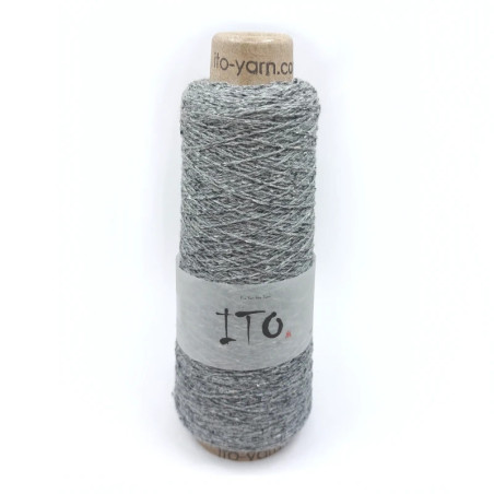 Kinu ITO 100% Silk Yarn Light Grey 0385 – 425m Japanese Silk Cone