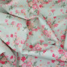 Kokka Japanese Cotton Fabric Pastel Green Cherry Blossom