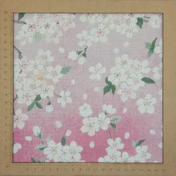 Japanese cotton dobby fabric light pinkcherry blossom – traditional Japanese sewing fabric