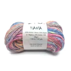 Laine Hana - Glacier (N°0244) - 60% laine / 20% alpaga / 20% soie