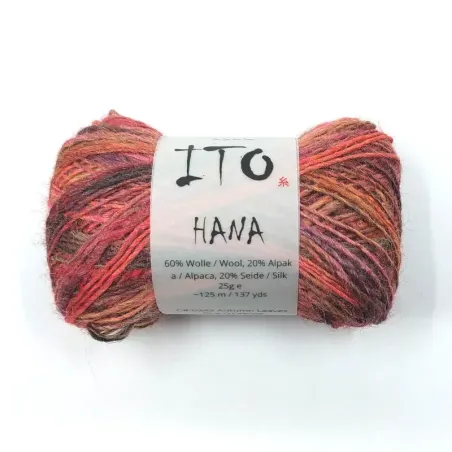 Laine Hana - Autumn Leaves (N°0242) - 60% laine / 20% alpaga / 20% soie