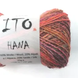 Laine Hana - Autumn Leaves (N°0242) - 60% laine / 20% alpaga / 20% soie