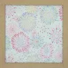 Tissu japonais seersucker blanc – coton 100 % – motifs feux d'artifice hanabi