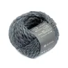 Laine Genmou Daruma gris foncé n°9 100% mérinos japonaise 30g
