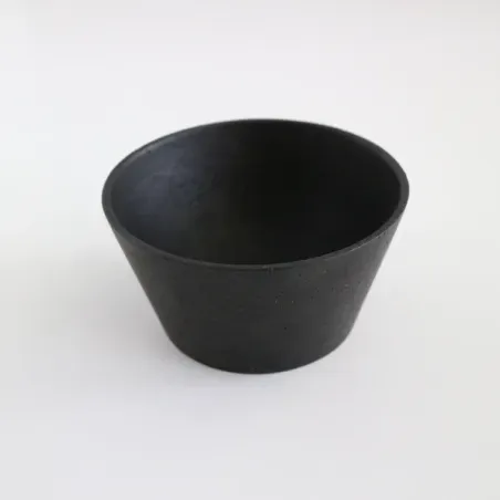 Dark Wood Bowl for Embroidered Pin Cushions