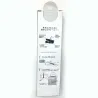 Medium wooden magnetic hanging bracket - 13cm - Cosmo