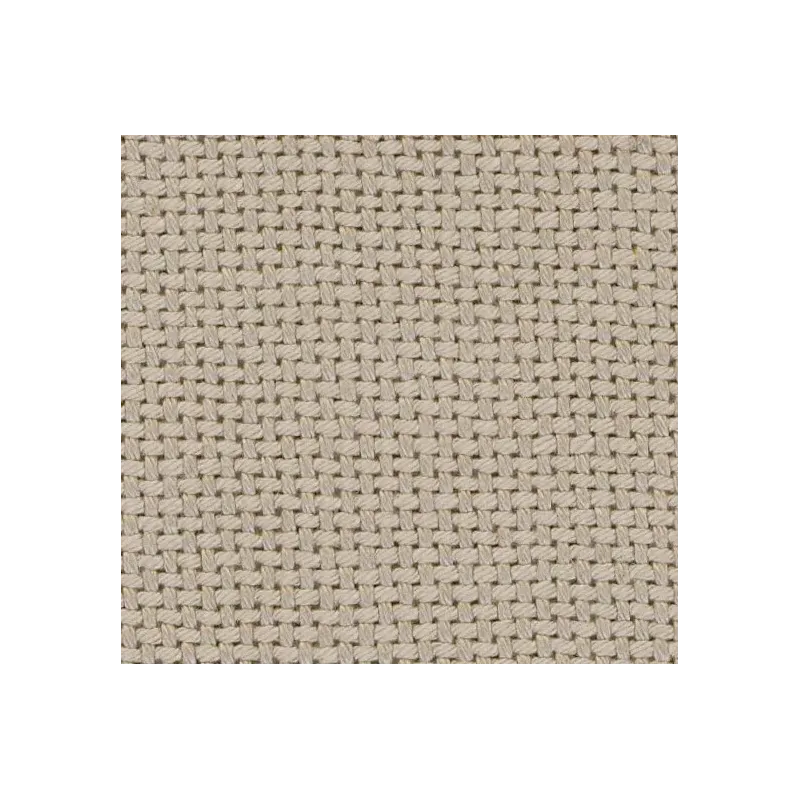 Toile japonaise beige coton pour broderie kogin - coupon de 35 x 52 cm