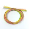 Mizuhiki cord set –  Pink, grey and vivid green (9 cords)