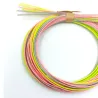 Mizuhiki cord set –  Pink, grey and vivid green (9 cords)