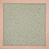Tissu japonais vert printemps sakura réversible 100 % coton Sevenberry