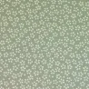 Tissu japonais vert printemps sakura réversible 100 % coton Sevenberry