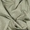 Spring green fabric with small cherry blossom patterns
