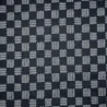 Tissu japonais bleu nuit damier ichimatsu – coton japonais traditionnel – fabriqué au Japon