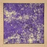 Tissu coton violet moiré et doré Hoffmann