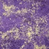 Tissu coton violet moiré et doré Hoffmann