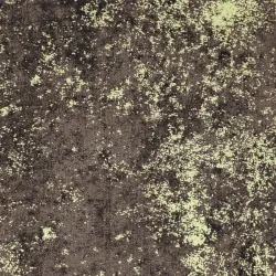 Tissu coton marron moiré rouge et doré Hoffmann