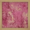 Hoffmann pink & gold moiré cotton fabric