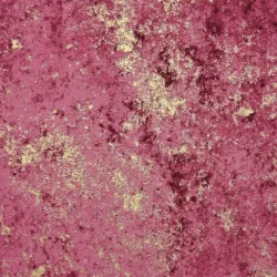 Hoffmann pink & gold moiré cotton fabric